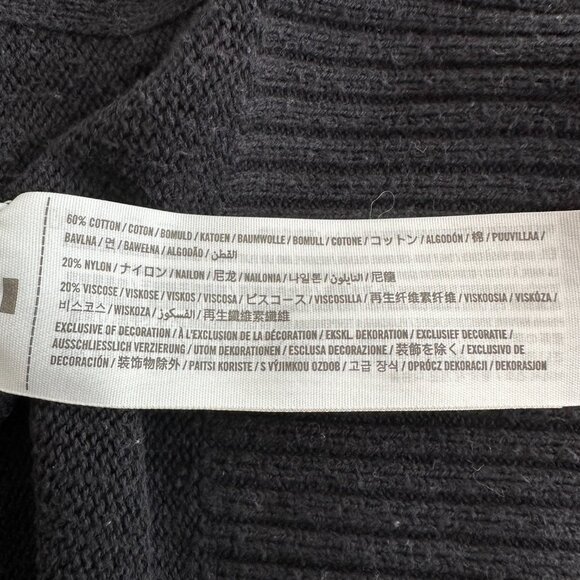 Hollister Classic Black Button-Up Cardigan Sweater Size XS - Picture 8 of 9